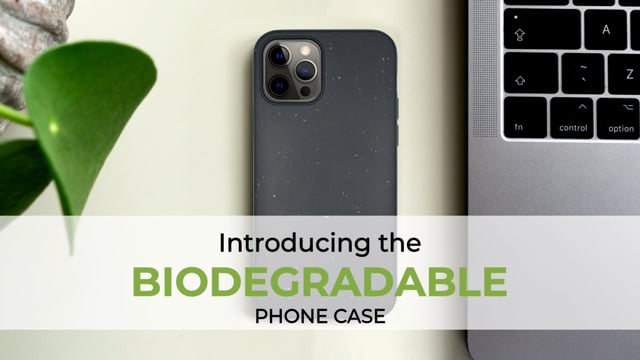 Personalized Biodegradable iPhone Case - Olive Green Nature Design