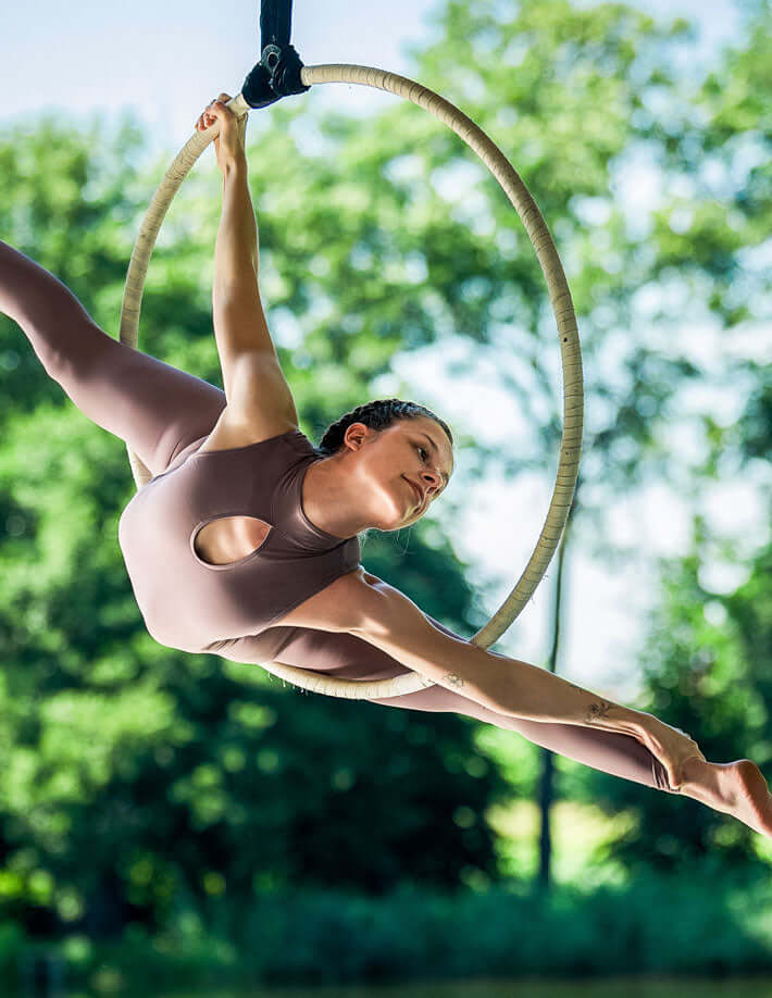 Aerial Hoop Unitard Luna - 4-Way Stretch Professional