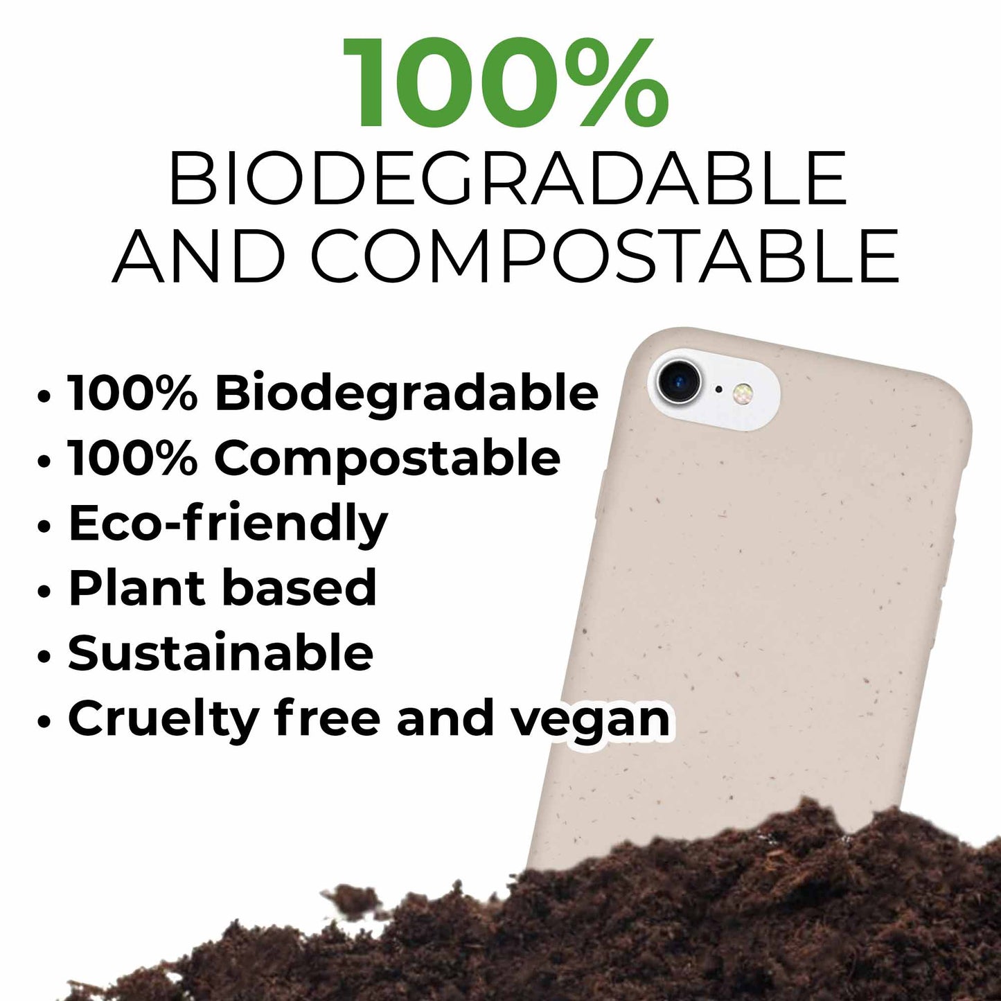 Personalized Biodegradable iPhone Case - Custom Design