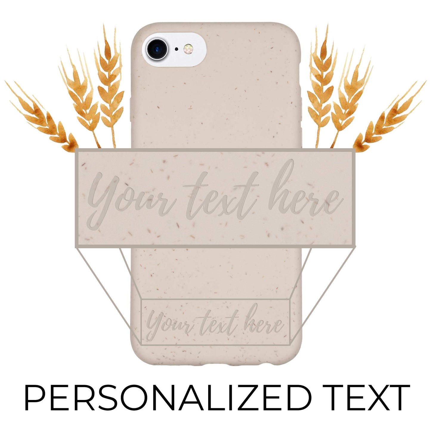 Personalized Biodegradable iPhone Case - Custom Design