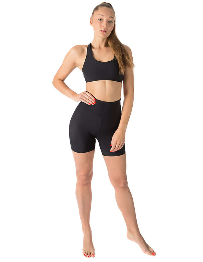 Zoe High Waist Biker Shorts - Premium Short Leggings for Yoga & Everyday