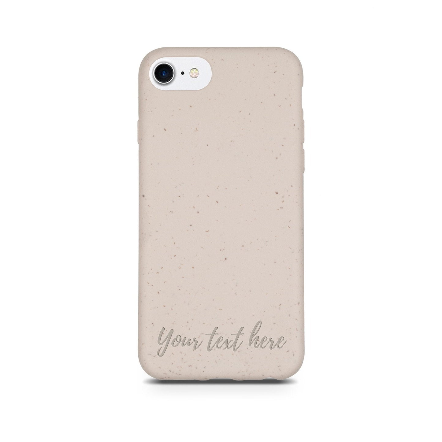 Personalized Biodegradable iPhone Case - Custom Design iPhone 6 6S 7 8 SE2 Horizontal