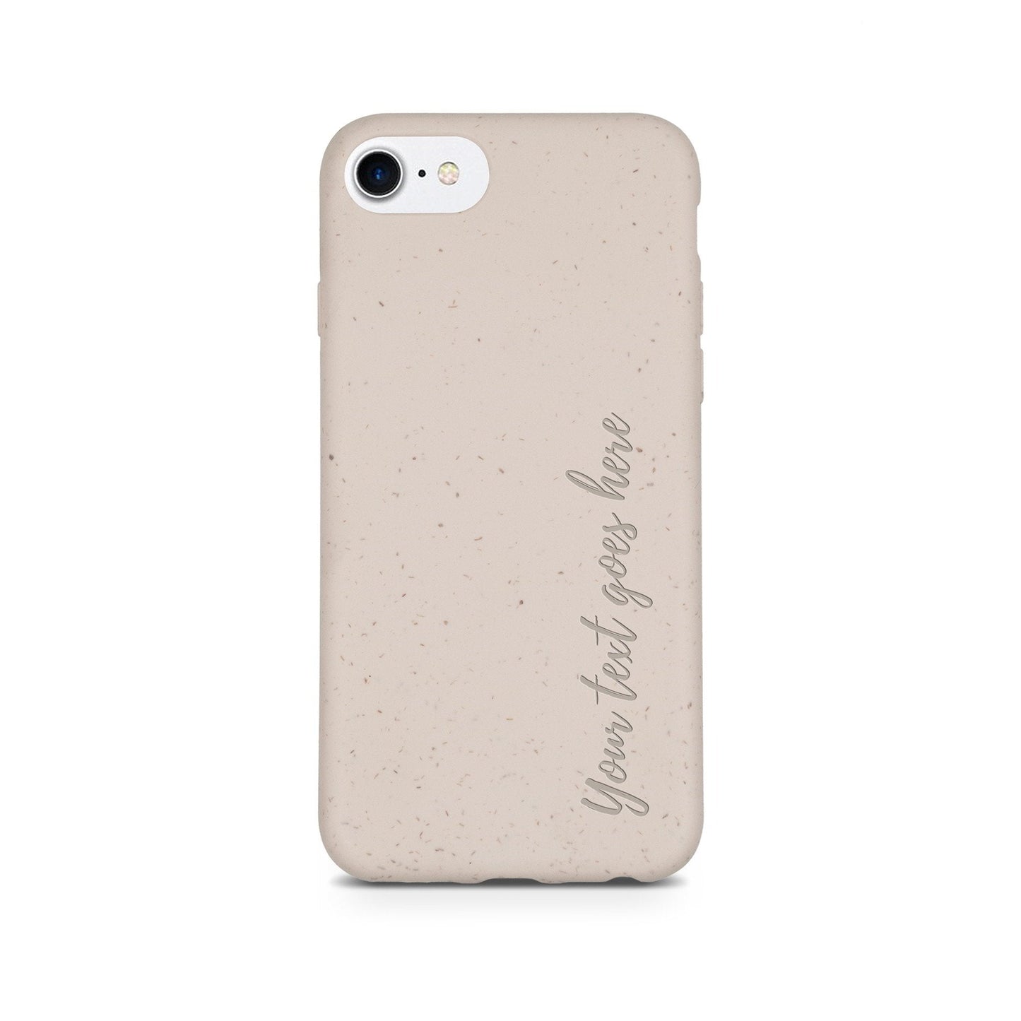 Personalized Biodegradable iPhone Case - Custom Design iPhone 6 6S 7 8 SE2 Vertical