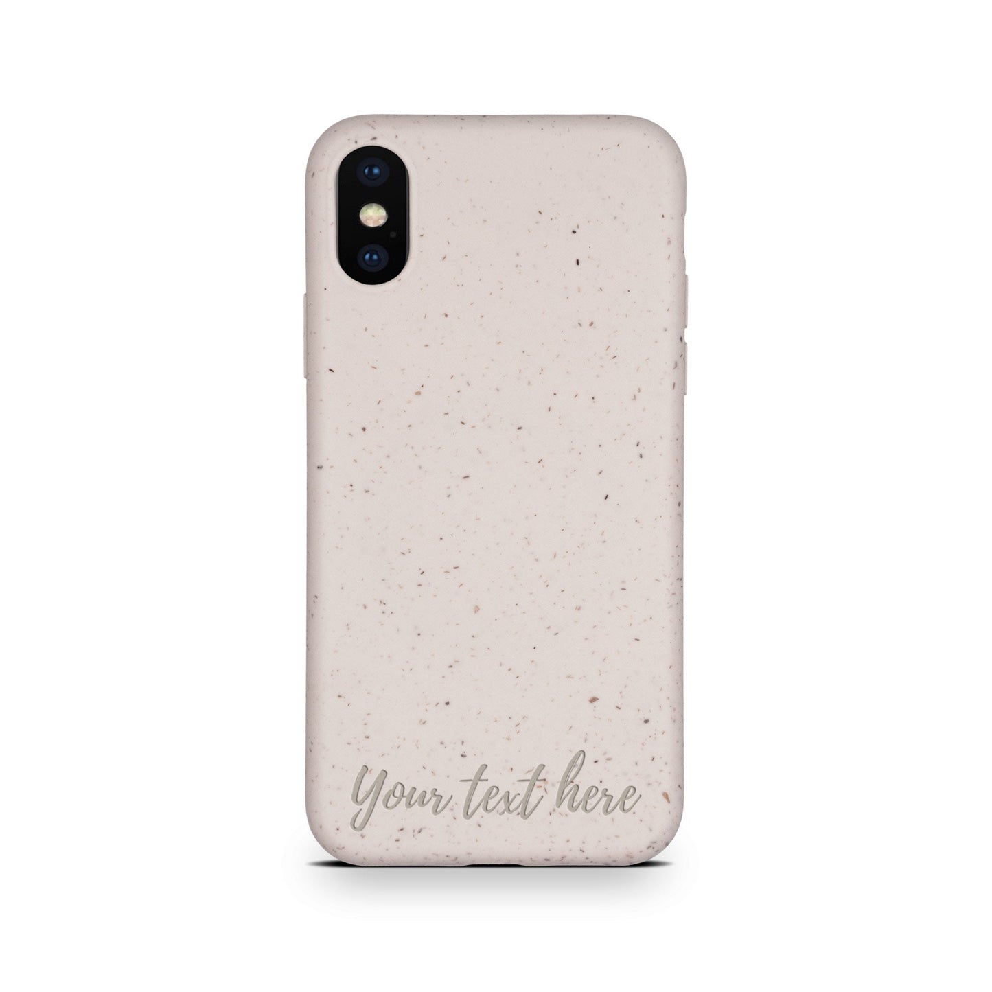 Personalized Biodegradable iPhone Case - Custom Design iPhone X XS Horizontal