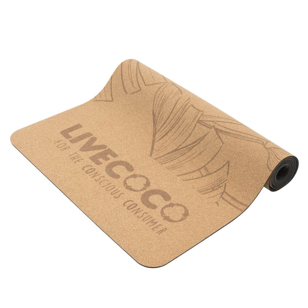 Premium Cork Yoga Mat with Canvas Bag made in UK - Sustainable Non-Slip Exercise Mat