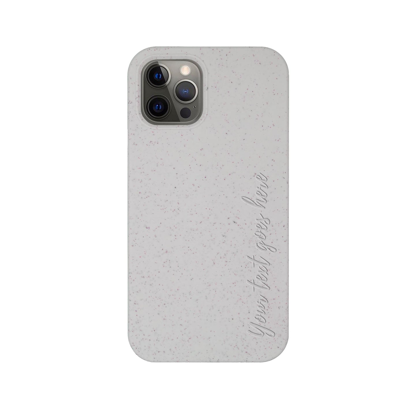 Personalized Biodegradable iPhone Case - Custom Design Vertical