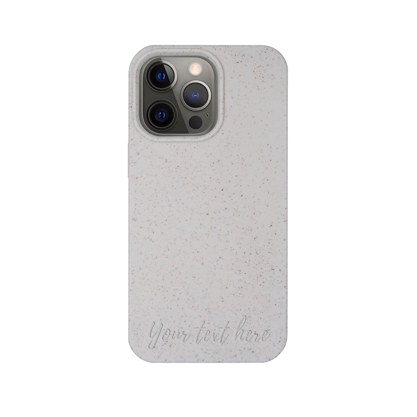 Personalized Biodegradable iPhone Case - Custom Design Horizontal