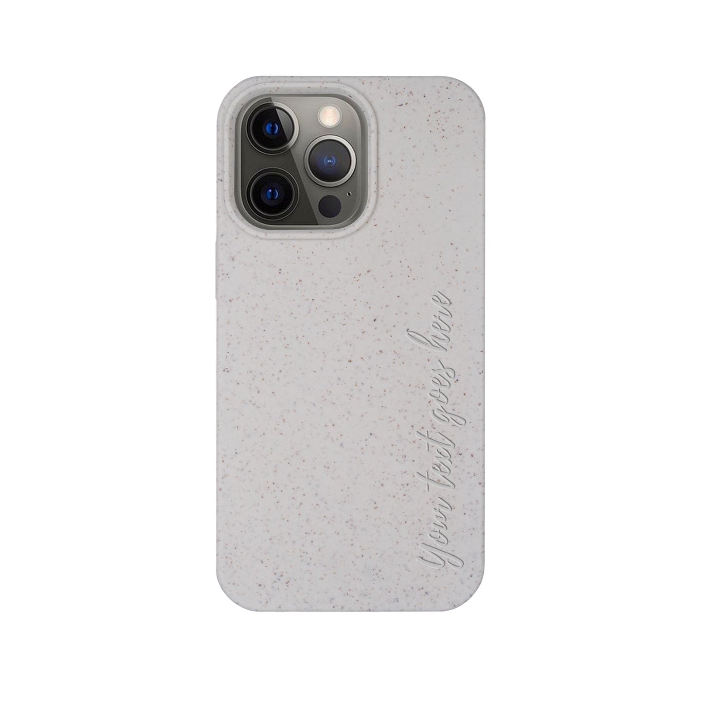 Personalized Biodegradable iPhone Case - Custom Design Vertical