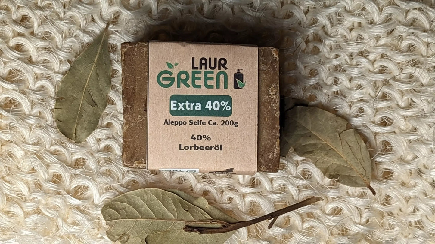 LAUR Classic - Original Aleppo Soap 40% Laurel Oil 1 pieces