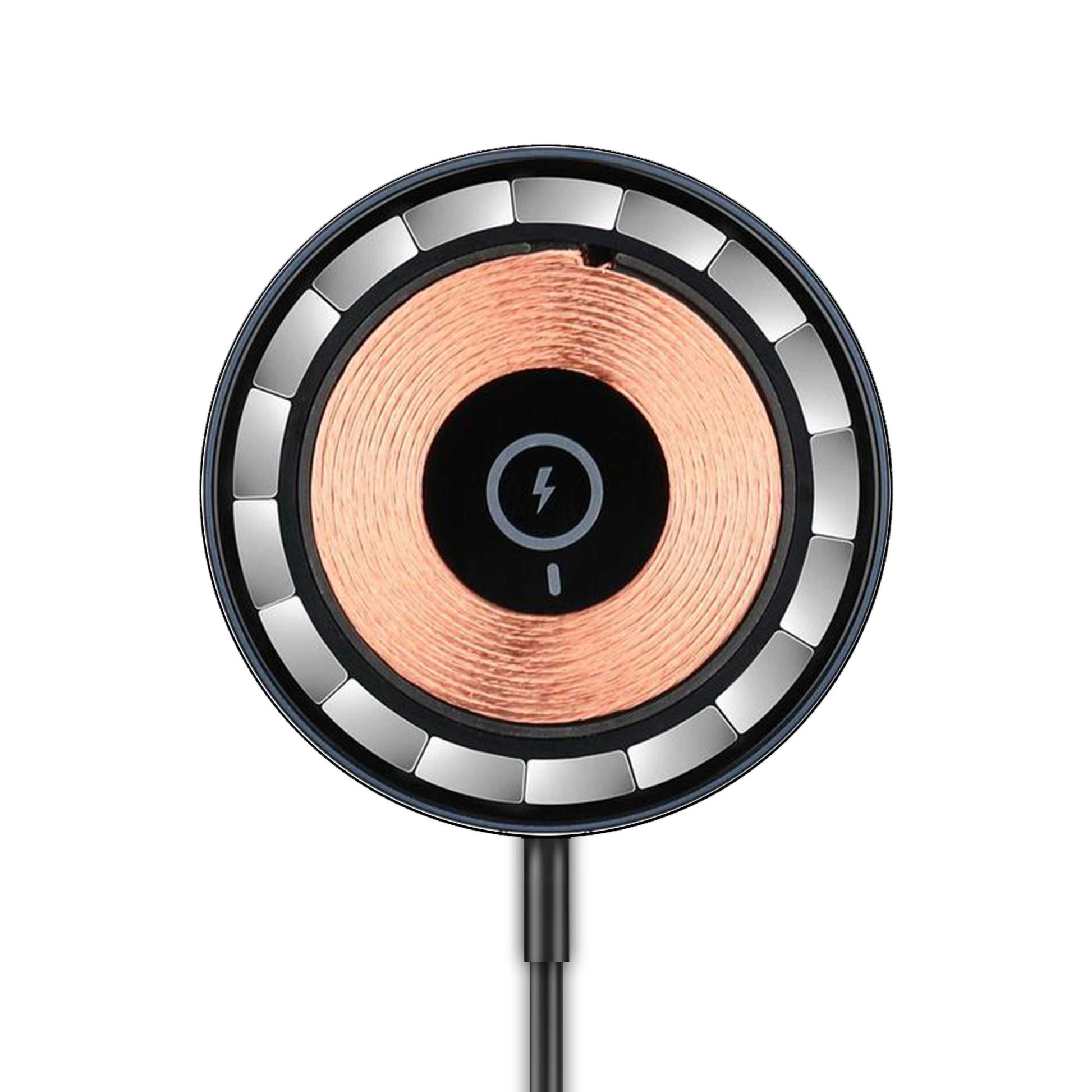 MagSafe Wireless Charger - Organic Black Design | iPhone Compatible