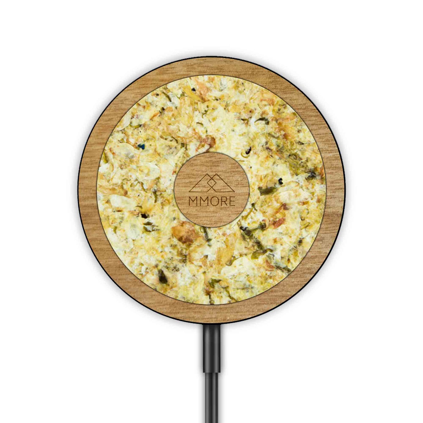 MagSafe Wireless Charger - Organic Black Design | iPhone Compatible Black