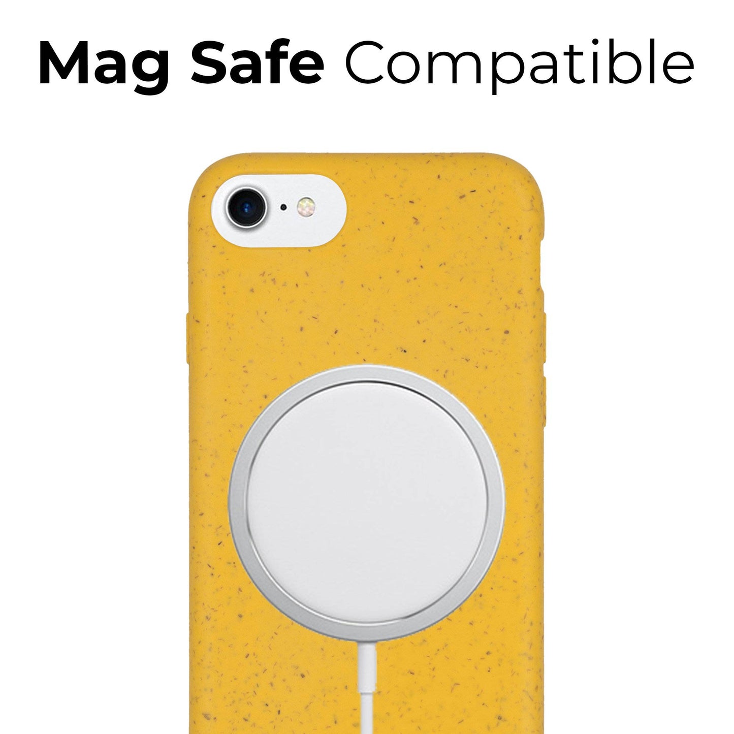 Personalized Biodegradable iPhone Case - Yellow Design