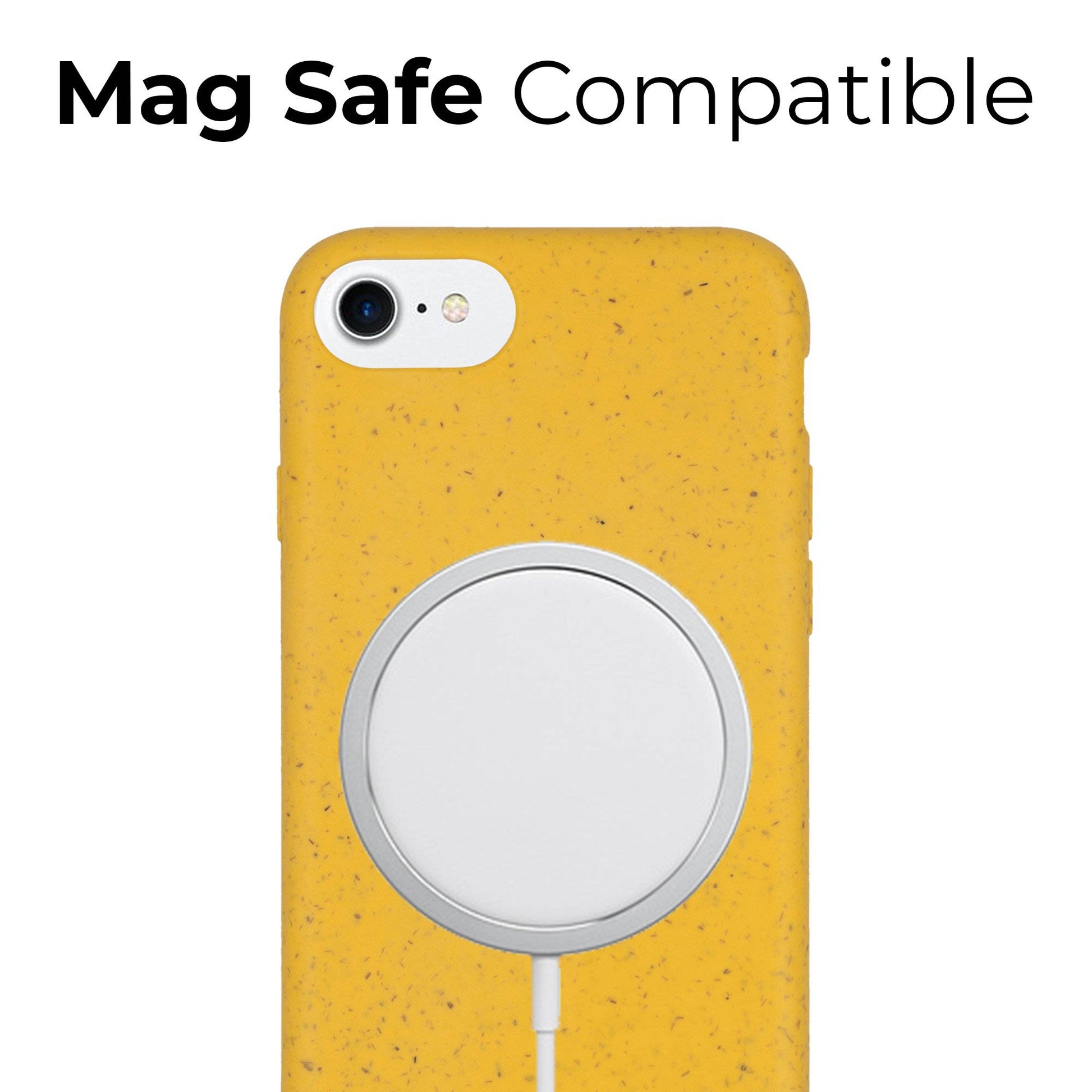 Personalized Biodegradable iPhone Case - Yellow Design
