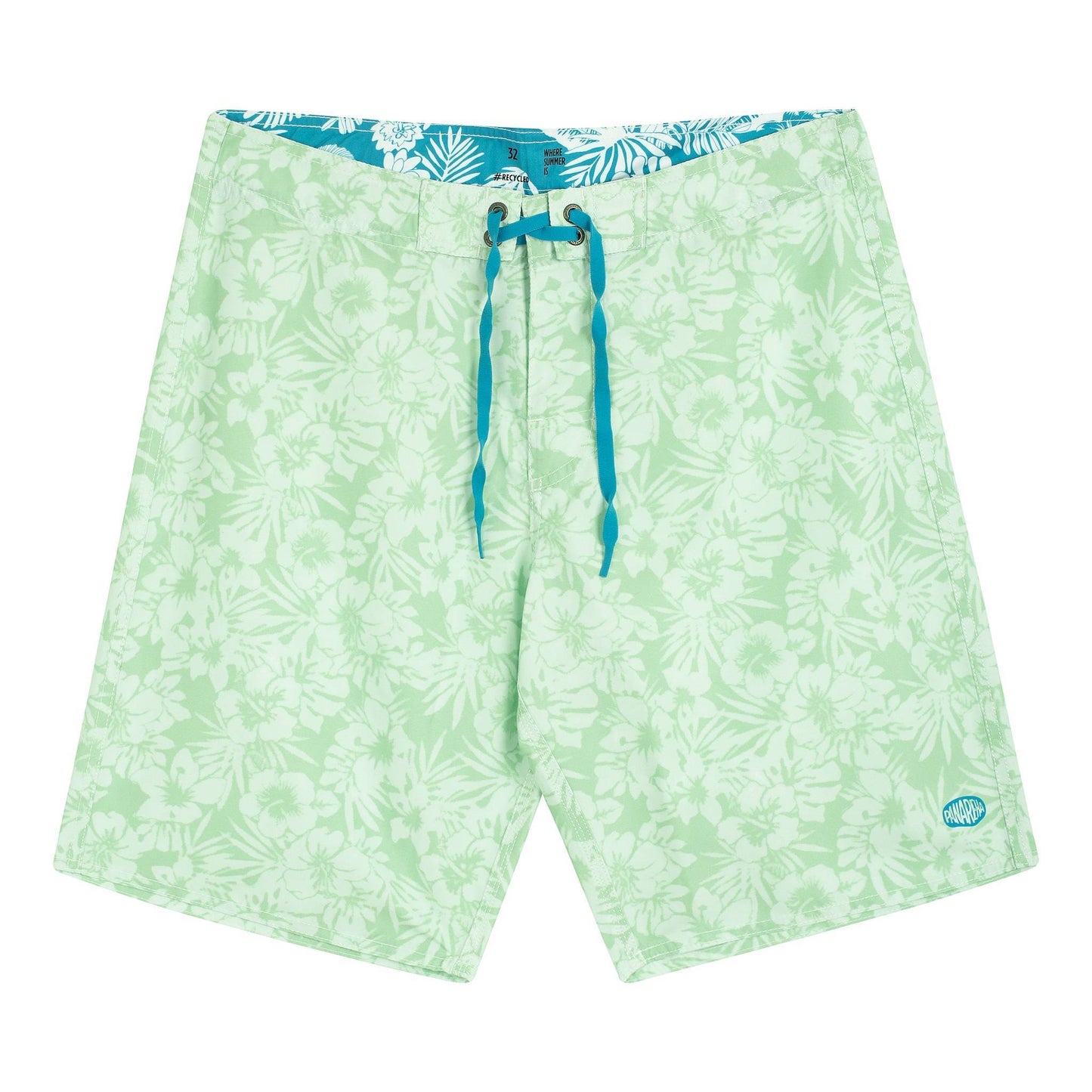 MAKENA Beach Shorts Light Green - Premium Men's Swimwear | Portugal Made
