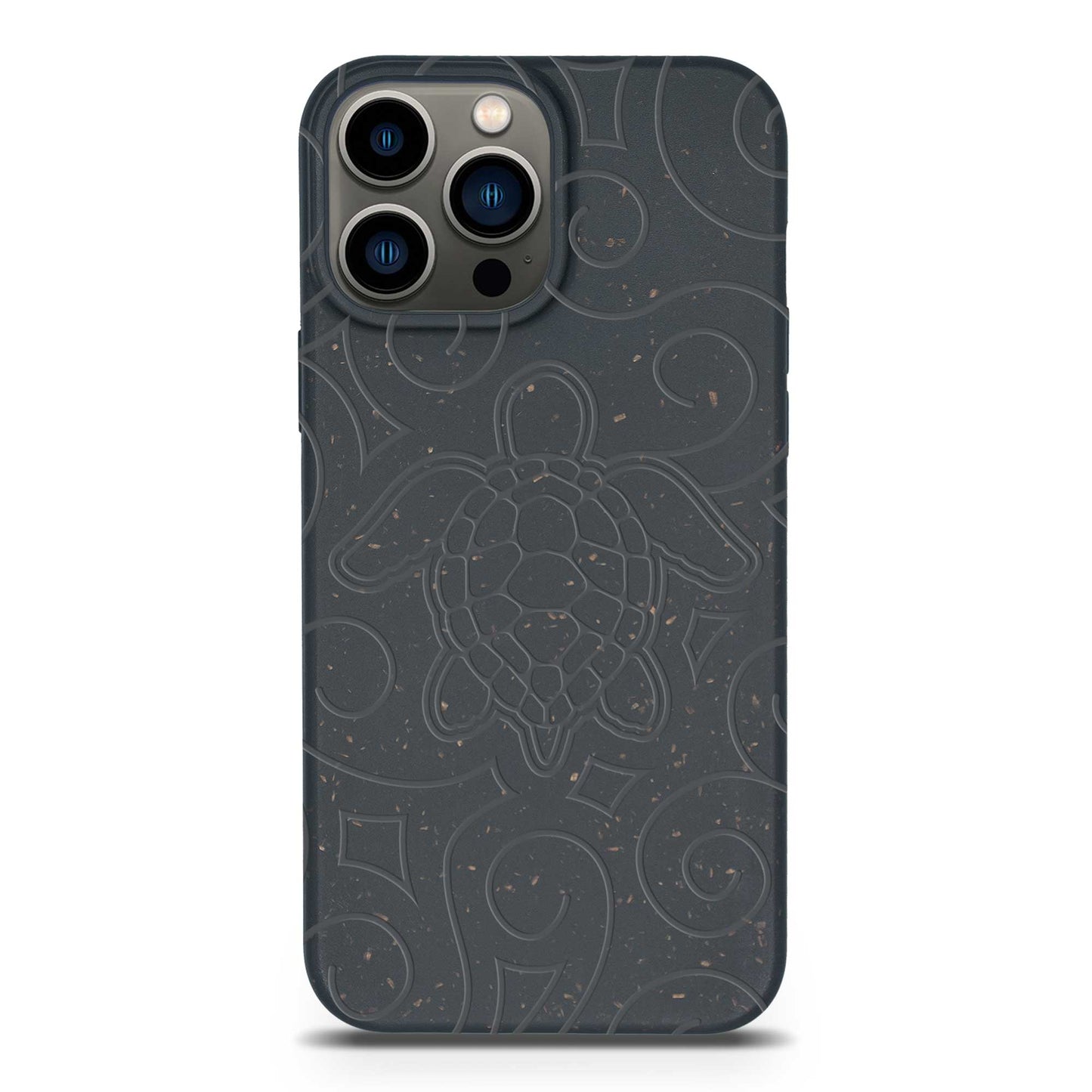 Ocean Turtle Biodegradable iPhone Case - Ocean Conservation Design Black
