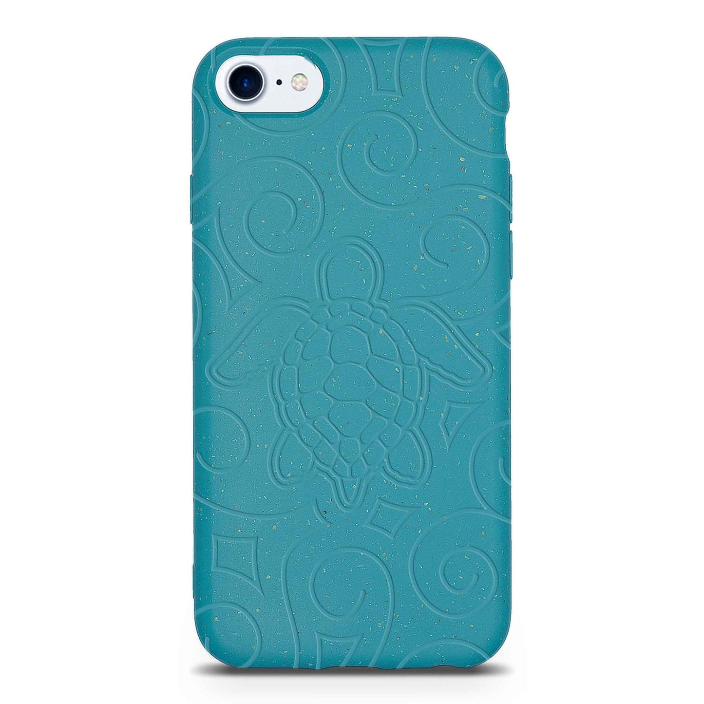 Ocean Turtle Biodegradable iPhone Case - Ocean Conservation Design Ocean Blue iPhone 6 6S 7 8 SE2 SE3