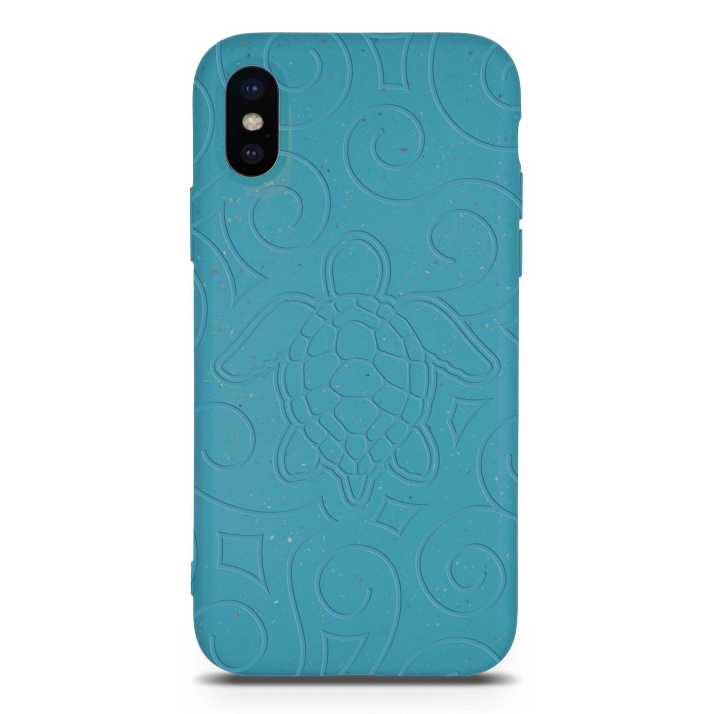Ocean Turtle Biodegradable iPhone Case - Ocean Conservation Design Ocean Blue iPhone X XS