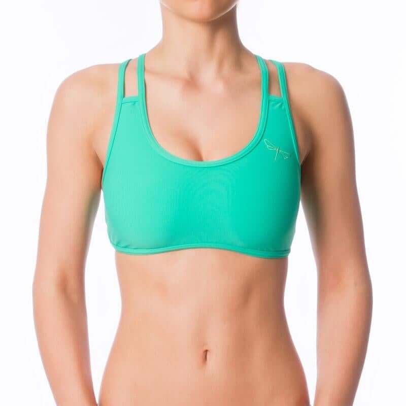 Xenia Sports Bra - Double Shoulder Straps Design mint